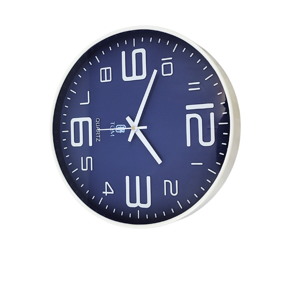 Classic Blue Dial Wall Clock